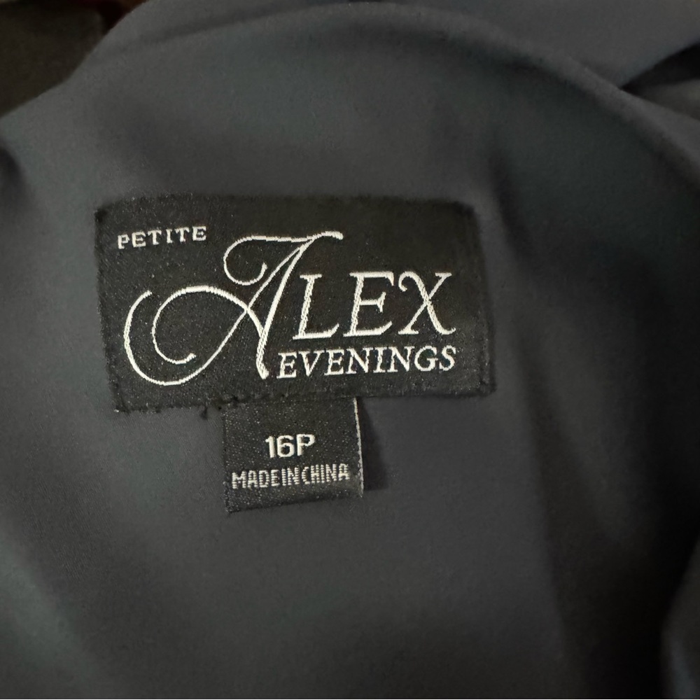 Alex Evenings Petite Beaded Ruched Sheath Dress - Picture 9 of 9